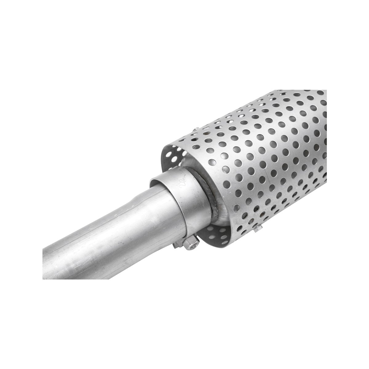 Toba esapament din inox pentru Tractor Forestier patrata, MAN 4-6 pistoane cu filtru amortizare HQ
